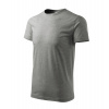 Malfini HEAVY NEW 137 Tričko unisex XS, Tmavosivý melír