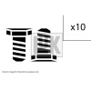 TATechnix Skrutky zotrvačníka 10ks VW GOLF IV (1J1) - LUK