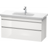 Duravit DuraStyle skrinka 113x44.8x61 cm závesná kúpeľňová skrinka pod umývadlo biela DS649502222