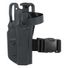 OWB Glock 17 - taktické pištoľové puzdro s automatickou poistkou RH Holsters® – uchycení na platformu, Čierna