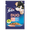 Felix Duo krmivo pre mačky 85 g s lososom/sardinkami