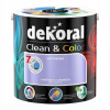 Farba na - Dekoral CLEAN COLOR 2,5L Kvitnúca saténová levanduľa (Farba na - Dekoral CLEAN COLOR 2,5L Kvitnúca saténová levanduľa)
