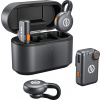 Hollyland LARK M2S Mini Combo Wireless Lavalier Microphone Mini Combo (Space Gray)