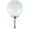 LED záhradná lampa solárna biela guľa 20 cm (LED záhradná lampa solárna biela guľa 20 cm)