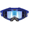 LS2 AURA PRE GOGGLE BLACK BLUE WITH IRIDIUM VISOR