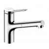 Hansgrohe Zesis M33 drezová/kuchynská batéria 150 s vyťahovacou sprškou Chróm HG 74800000
