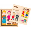 Woody 90329 puzzle Ľudia a povolania z celého sveta v krabičke