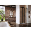 Ravak SPRCHOVÉ DVERE ASDP3-80 198 black + transparent 00V403R2Z1