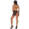 Obsessive Sexy košilka Millagro Čierna L/XL