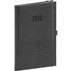 NOTIQUE Týždenný diár Rivoli 2026, sivý, 15 x 21 cm