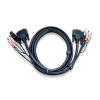 ATEN 2L-7D03UI KVM kábel Čierna 3 m (2L-7D03UI)