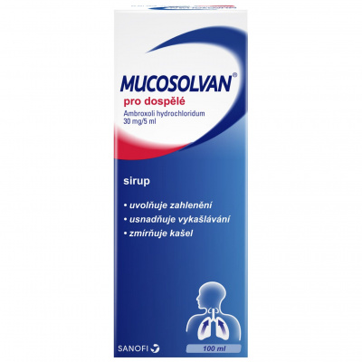 Mucosolvan pre dospelých 30mg/5ml sirup 100ml