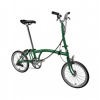 Skladací bicykel Brompton H6L zelený