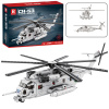 LEAN TOYS Stavebné bloky Transportný vrtuľník Helikoptéra 2192ks