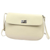 Dámska kožená kabelka Luka 24-008 DOLLARO beige crossbody