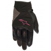 rukavice STELLA SHORE ALPINESTARS čierna/fialová Veľkosť: XS, Veľkost: XS