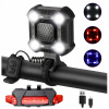 LED MOCNÁ CYKLISTICKÁ LAMPA PREDNÁ + ZADNÁ OSVETLENIE BICYKLA + KLAKSÓN