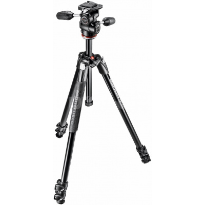 Manfrotto 290 Xtra Aluminium 3-Section Tripod With MH804-3W