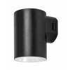 Rabalux Čierne fasádne LED svietidlo Urfa Round 9W IP65 CCT 77154