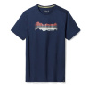 SMARTWOOL MOUNTAIN HORIZON GRAPHIC SS TEE SLIM FIT, deep navy - S