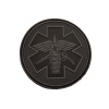 Plastové 3D patche 3D gumová nášivka MEDIC Patch - Sivá