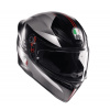 AGV K1 S E2206 LAP MATT BLACK/GREY/RED vel. 2XL