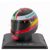 Helmet F1 Helma Carlos Sainz Team Scuderia Ferrari Mission Winnow SF21 6. Miesto Monza Italy GP 2021 1:5 Edicola čierna červená žltá
