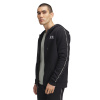 Pánska mikina Under Armour UA Icon Fleece FZ Taping čierna|2XL