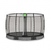 EXIT TOYS Exit Allure Premium prízemnná trampolína s ochrannou sieťou 366 cm, čierna farba, NOVINKA