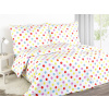 Dreamy Linens Obliečky bavlnené biele Veselé bodky