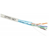 Dátový kábel Cat.5E FTP PVC SOL AWG24 Eca GY drôt 49352 -- meraný --