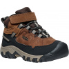 Keen Targhee IV Mid WP Detské turistické topánky bison/brindle 27/28EU