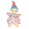 Bonikka Mini bábika miláčik - 15cm,kvietkovaná ružova čiapka