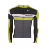 Cyklistický dres Pearl Izumi W ELITE ESCAPE LTD LS JERSEY, Black / Screaming Yellow Veľkosť: M