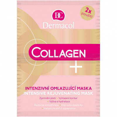 Dermacol Collagen intenzívna omladzujúca maska 2 x 8g