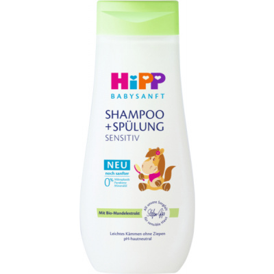 HiPP Babysanft Šampón detský s kondicionérom 200 ml