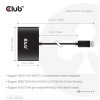 Club3D hub MST (Multi Stream Transport) DisplayPort 1.4 na 4x DisplayPort, Quad monitor, 4x 4K30Hz, 8K30Hz