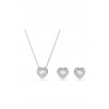 Náhrdelník a náušnice Ariana Grande x Swarovski 5720849 strieborná ONE SIZE