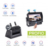 Cúvací set do auta - WIFI kamera AHD HD 720P s magnetom + 8 IR LED + batéria 6700mAh + 7
