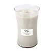 Woodwick Warm Wool - Hrejivá vlna vonná sviečka s dreveným knôtom a viečkom sklo veľká 609,5 g
