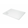 Aquatek SMC sprchová vanička rohová 90x100x3,5 cm polymérová, Biela+sifón+krytka AQ SMC100X90