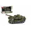Teddies Tank plast 20cm na setrvačník na baterie se světlem se zvukem v krabici 24x16x11cm