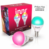 Innr Inteligentná LED mini žiarovka E14 Colour, tvar kvapka, kompatibilná s Philips Hue, 16 M farieb a tóny bielej, Zigbee, 2 ks (RB 255 C-2)