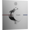 Hansgrohe ShowerSelect Comfort E, termostat pod omietku pre 1 spotrebič, chróm, HAN-15571000