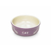 Nobby Cat keramická miska 13,5 cm fialová