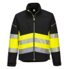 Portwest PW375 PW3 Hi-Vis Softshellová bunda čierna/žltá 3XL
