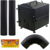 Krb na sušiareň udiarne hrubý OCEL 2mm + dymovody + koleno SET (Krb na sušiareň udiarne hrubý OCEL 2mm + dymovody + koleno SET)