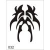 Airbrush tetovacia šablóna pre jednorazové použitie V032