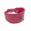HUHUBAMBOO METAL obojok ružový S 4x25-30cm