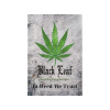 Kovová cedule Black Leaf In Weed We Trust 1 ks